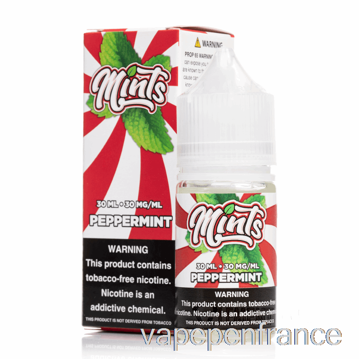 Sels De Menthe Poivrée - Menthes Vape Co - 30 Ml 30 Mg Stylo Vape